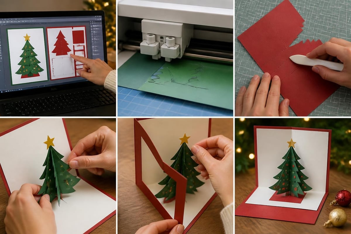 DIY card-making process