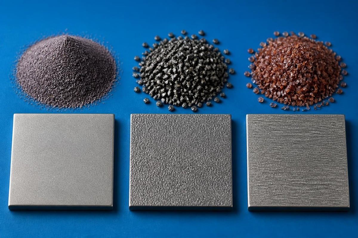 Abrasive media comparison