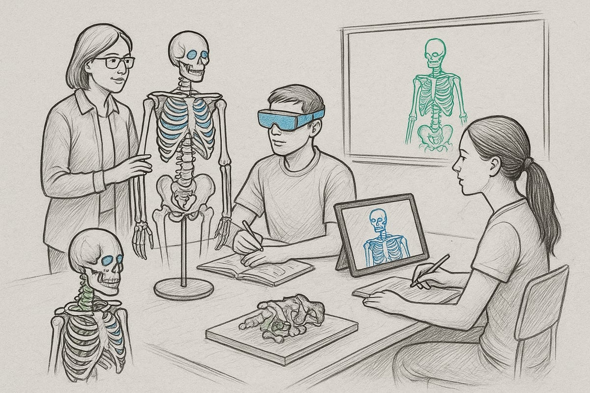 Fremtidens trends for skeletmodeller og anatomisk læring