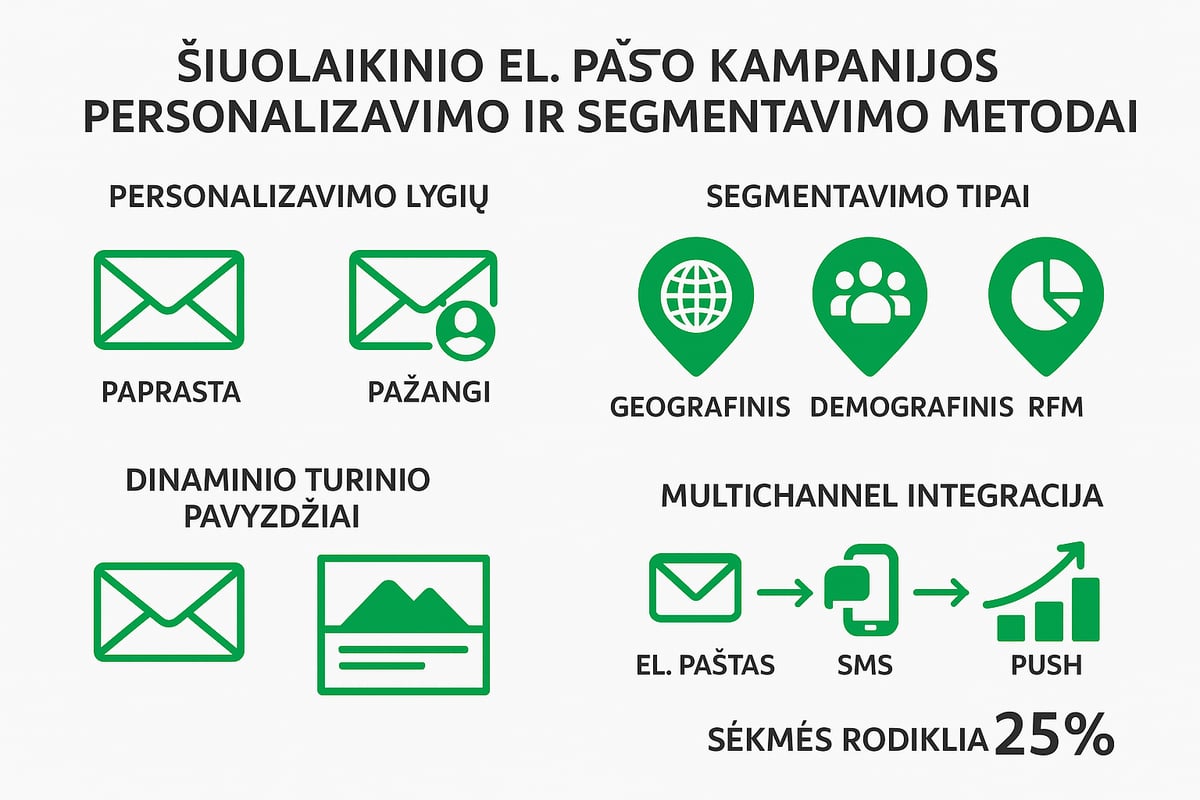 Turinio personalizavimas ir segmentavimas: pažangūs metodai