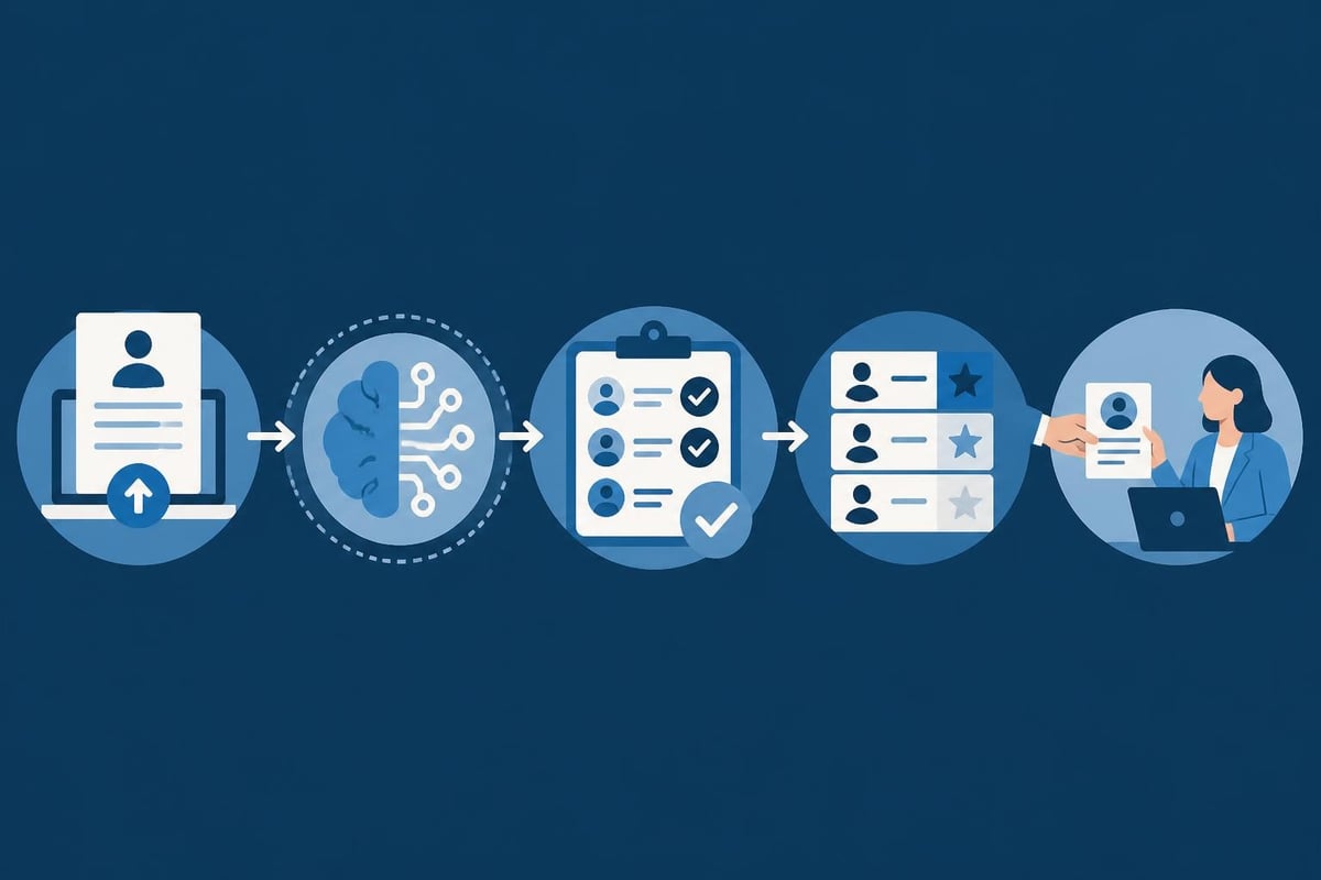 AI resume screening workflow