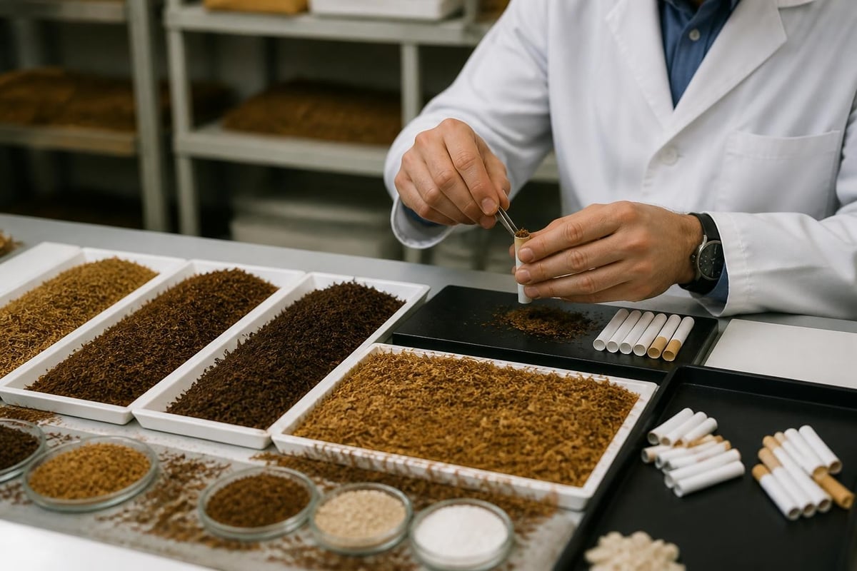 Tobacco blending process