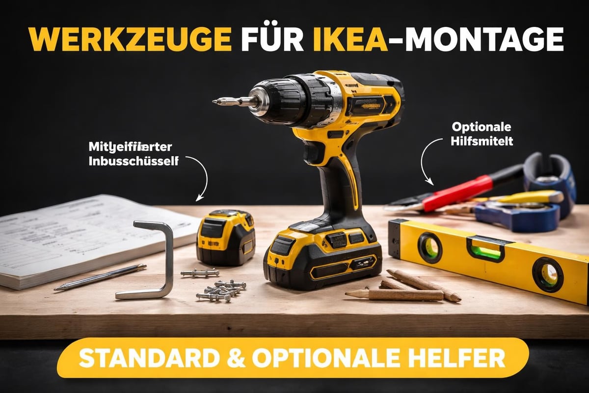 Werkzeuge für IKEA Montage