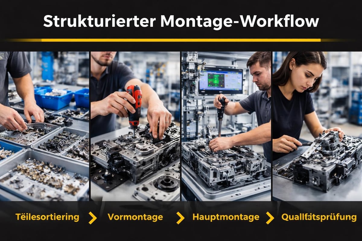 Montage-Workflow Schritte