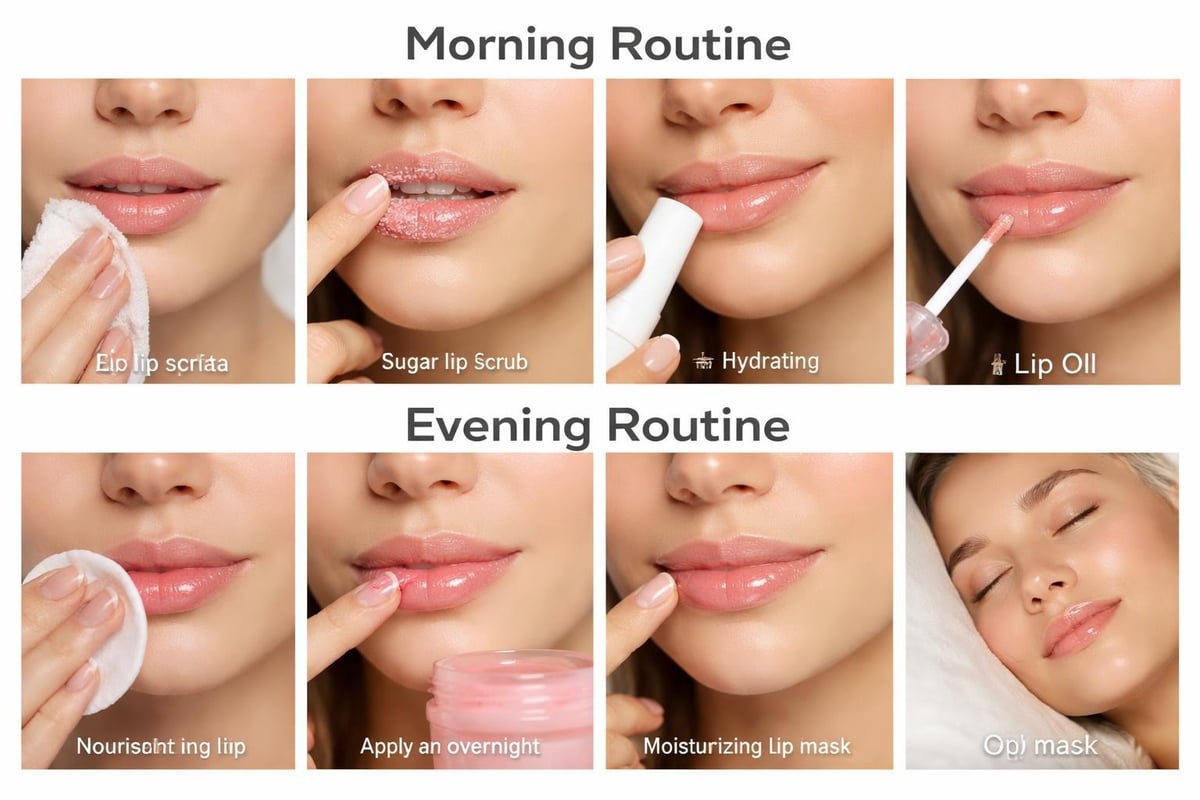 Daily lip care routine