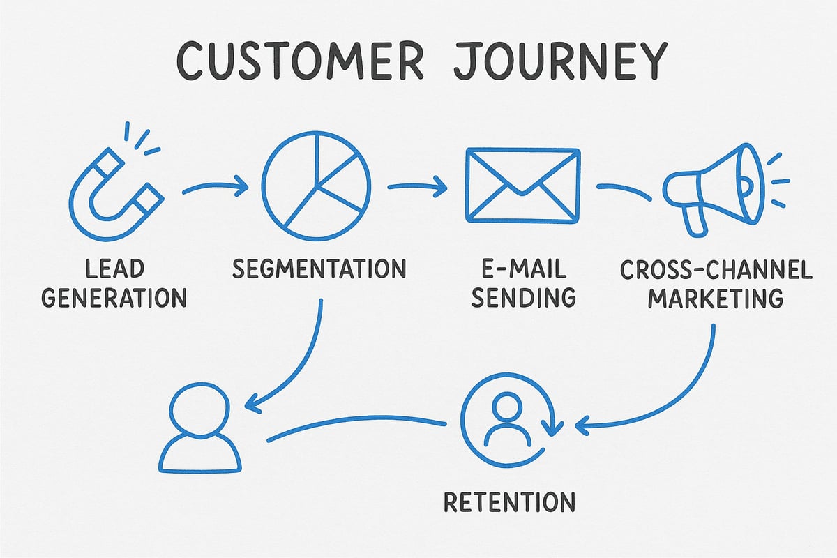 Einsatzbereiche: Marketing Automation entlang der Customer Journey