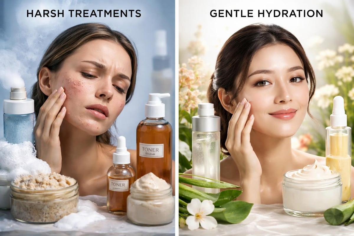 K-beauty gentle formula approach