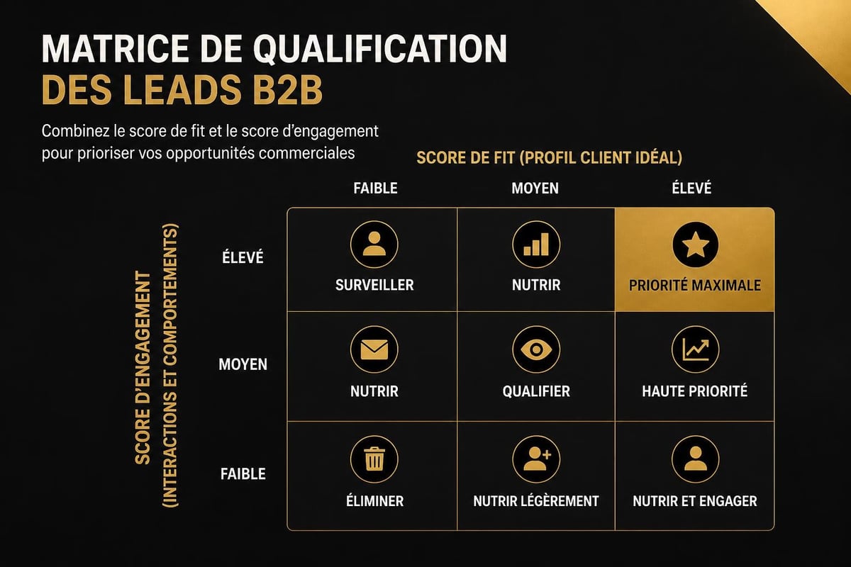 Lead scoring matrix