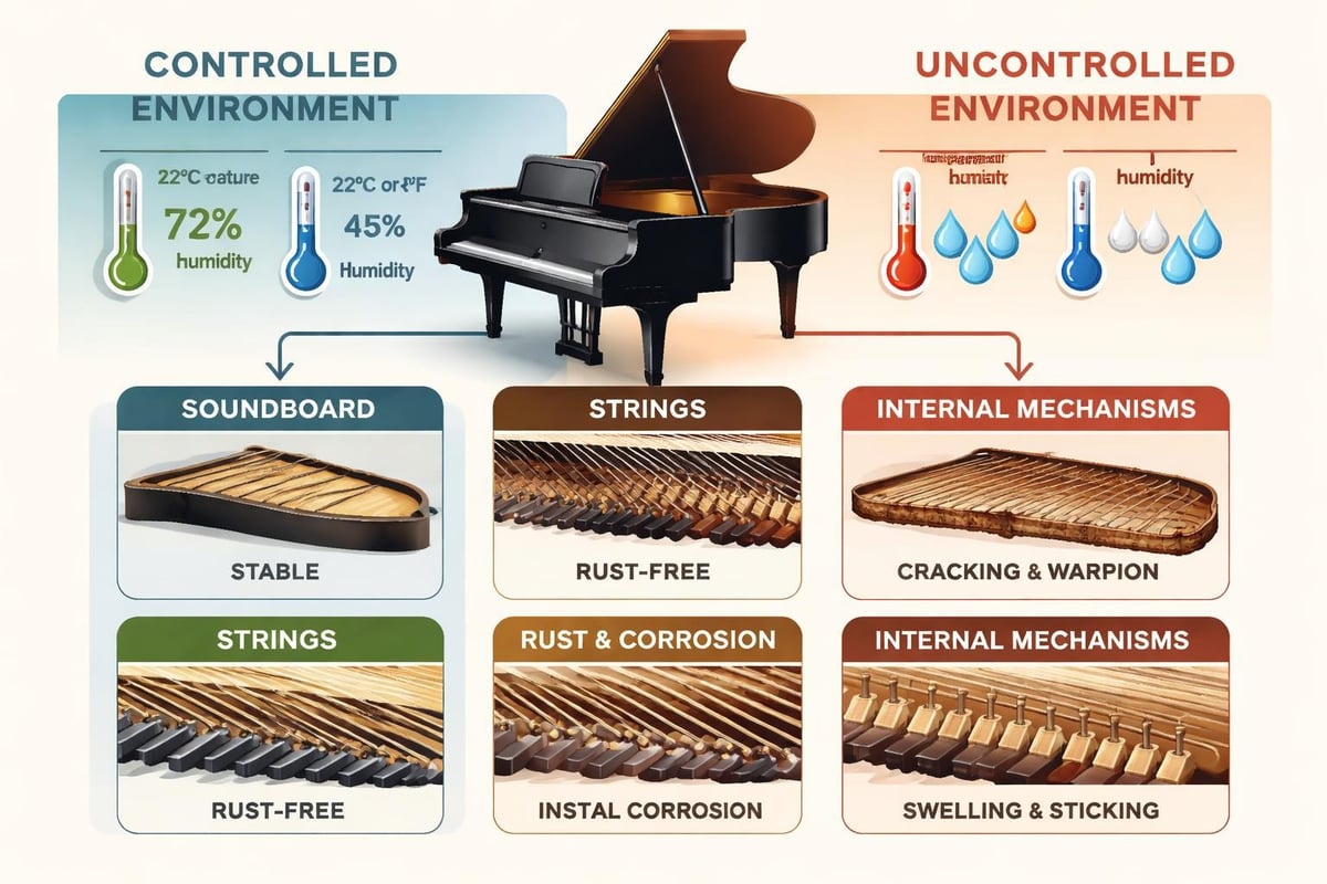 Piano environmental control requirements