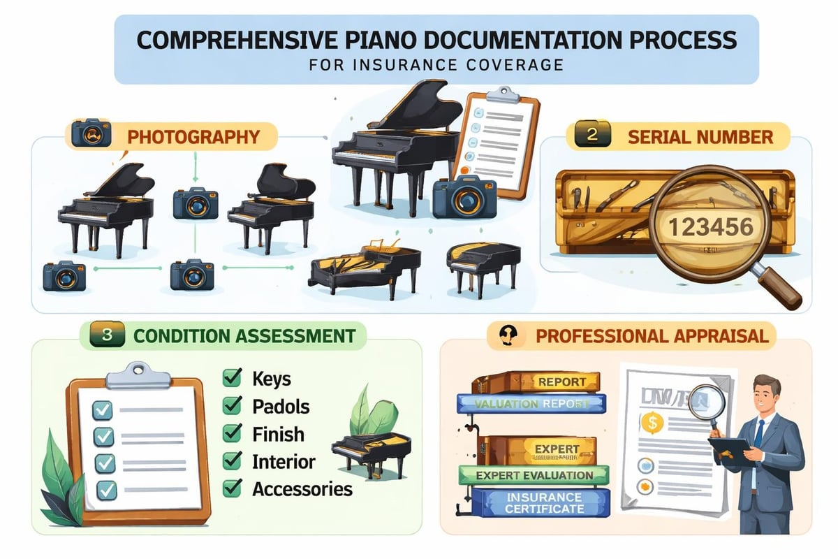 Piano moving insurance documentation