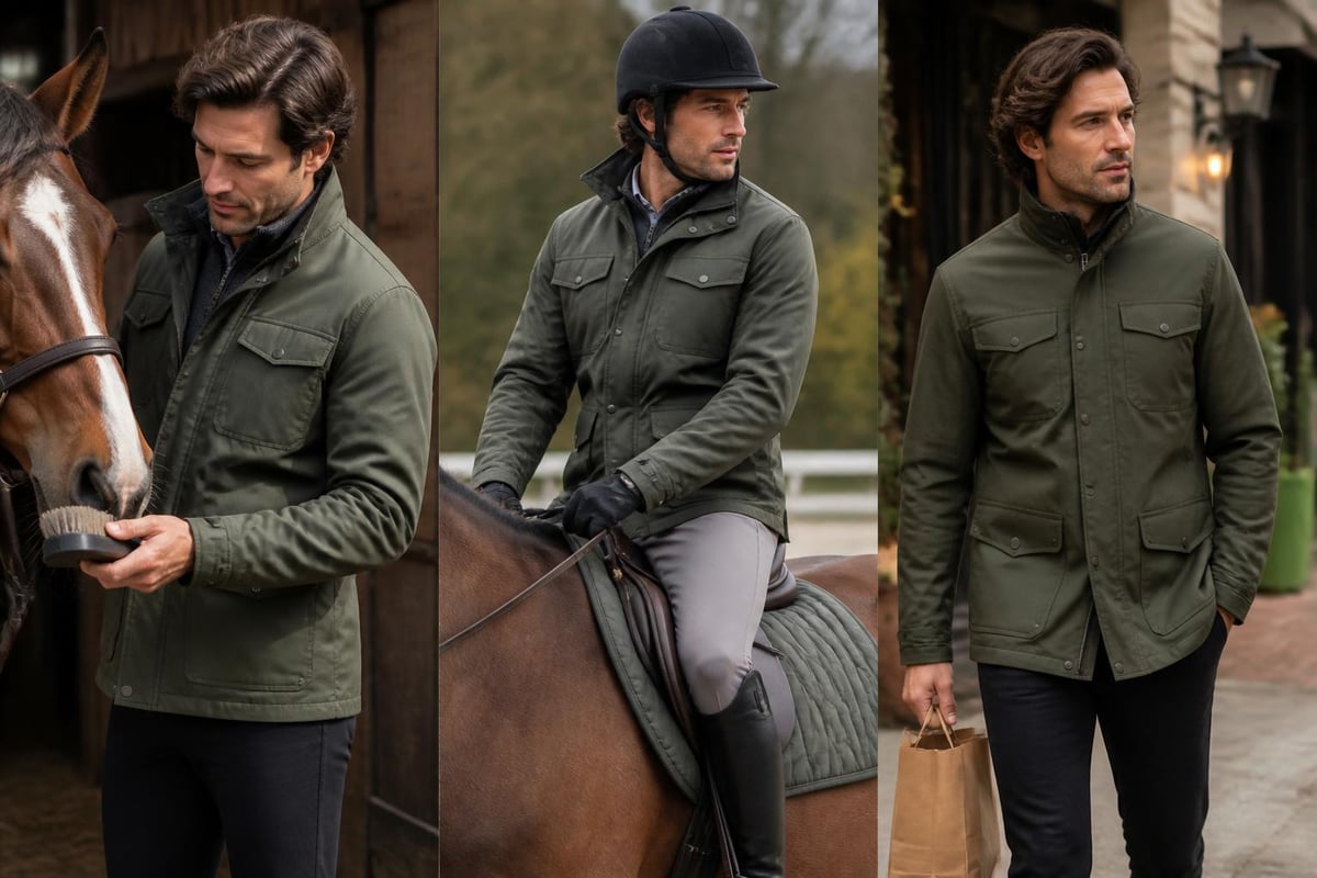 Jacket versatility from stable to street