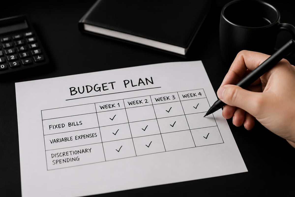 Four-week bill payment distribution strategy