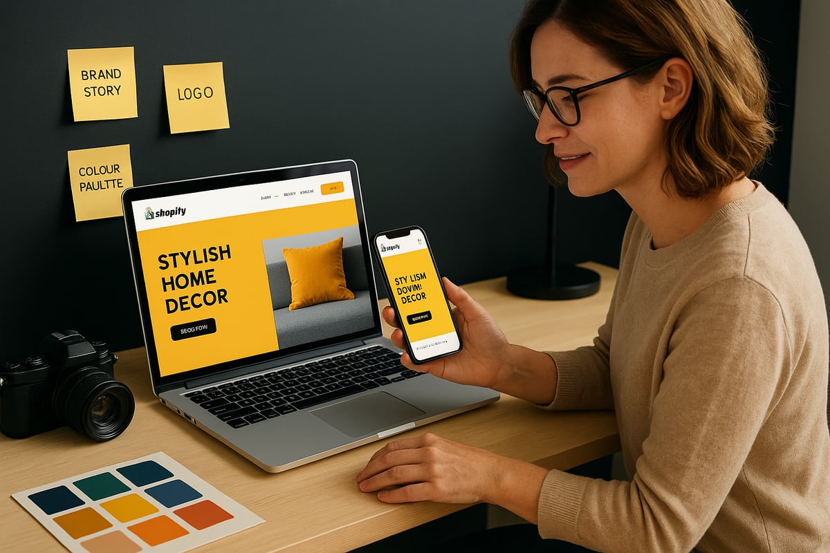 Step 3: Designing and Customising Your Shopify Store