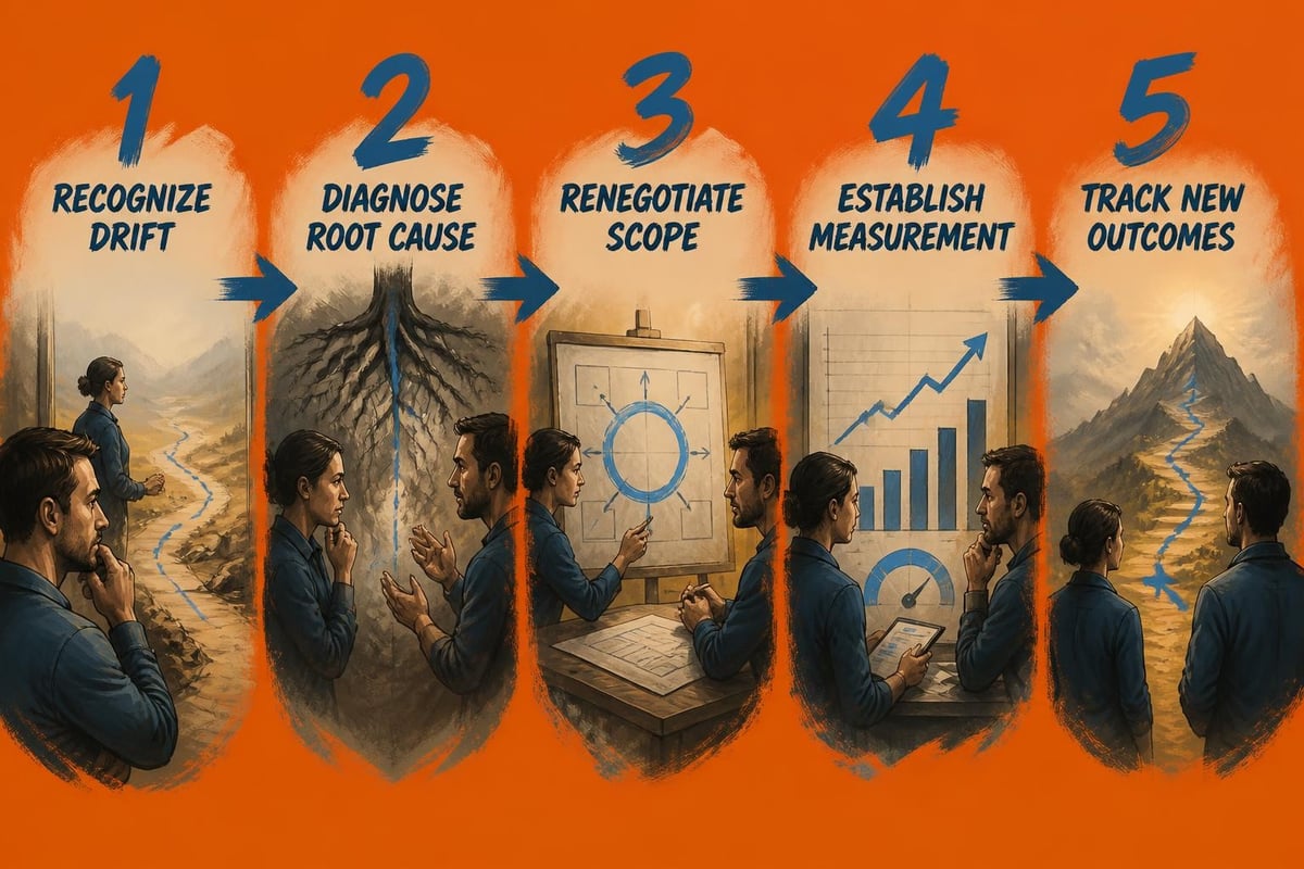 Coaching engagement reset process