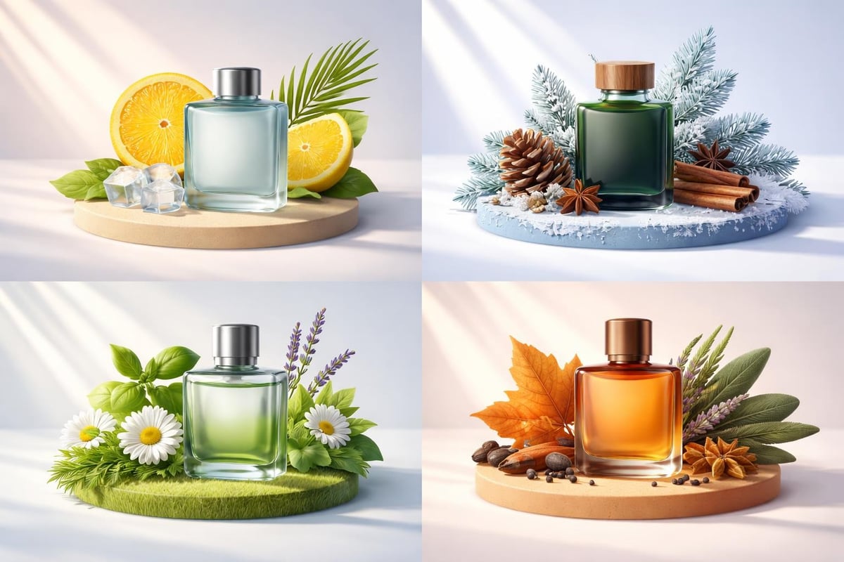 Seasonal fragrance guide