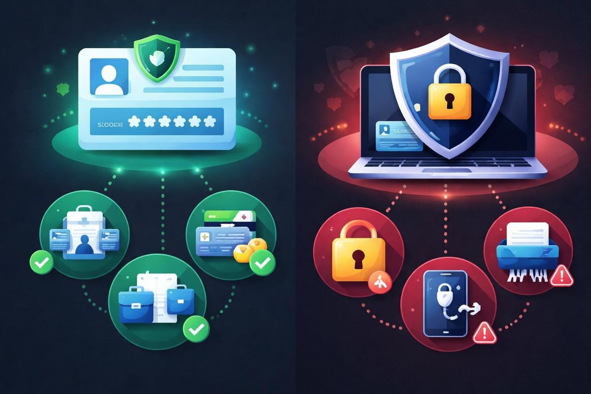 Gestión segura del número de seguros