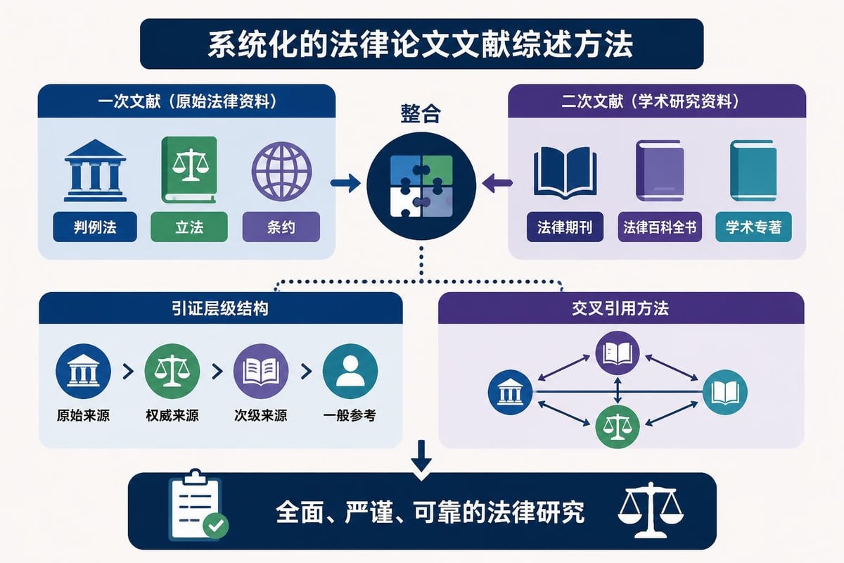 Legal research database structure