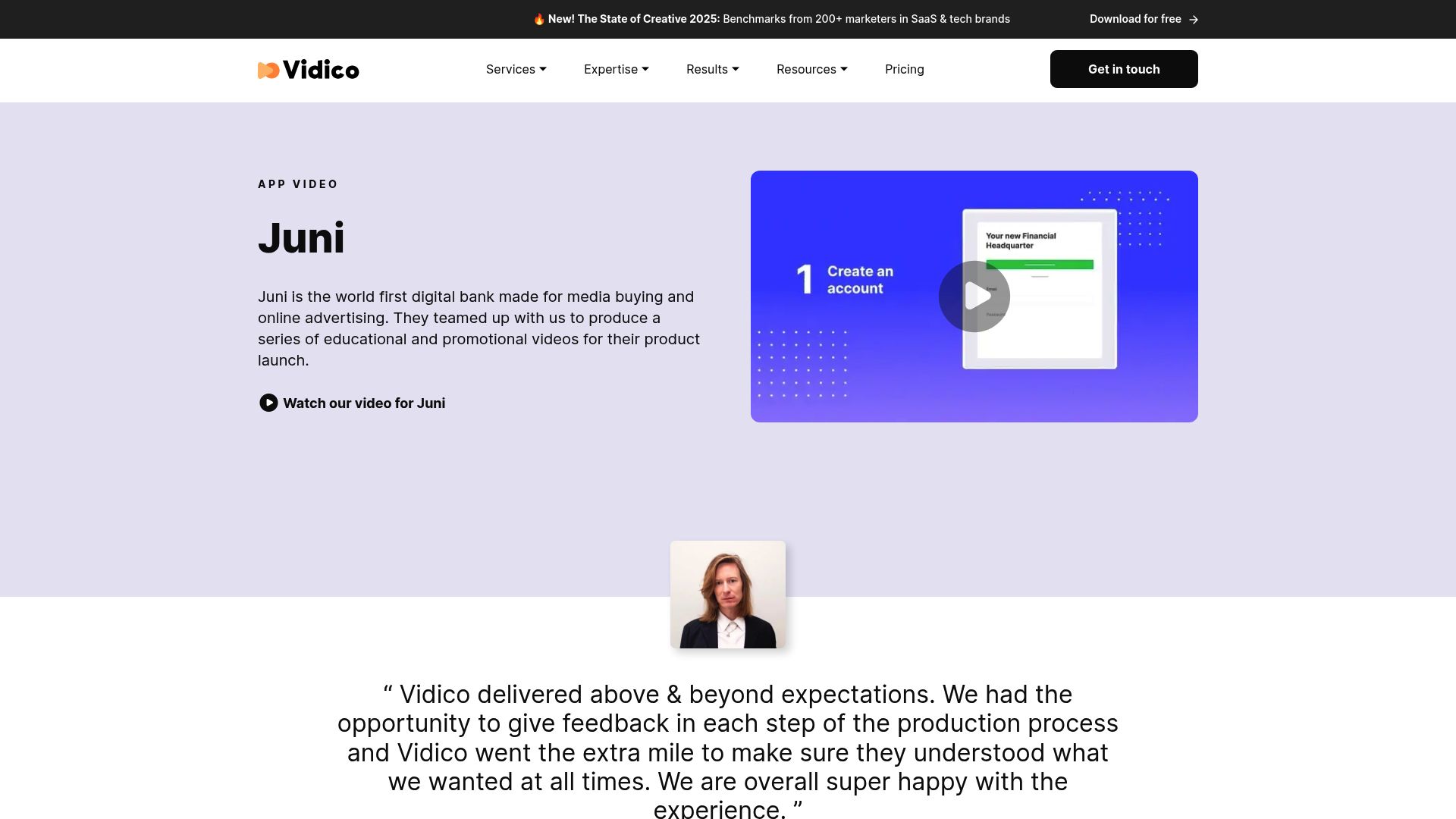 8 Top Ecommerce Ads Examples to Boost Sales in 2025 - Juni: Data-Driven Performance Creative