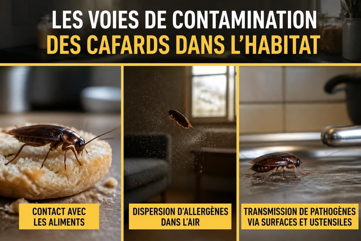 Impact sanitaire des cafards