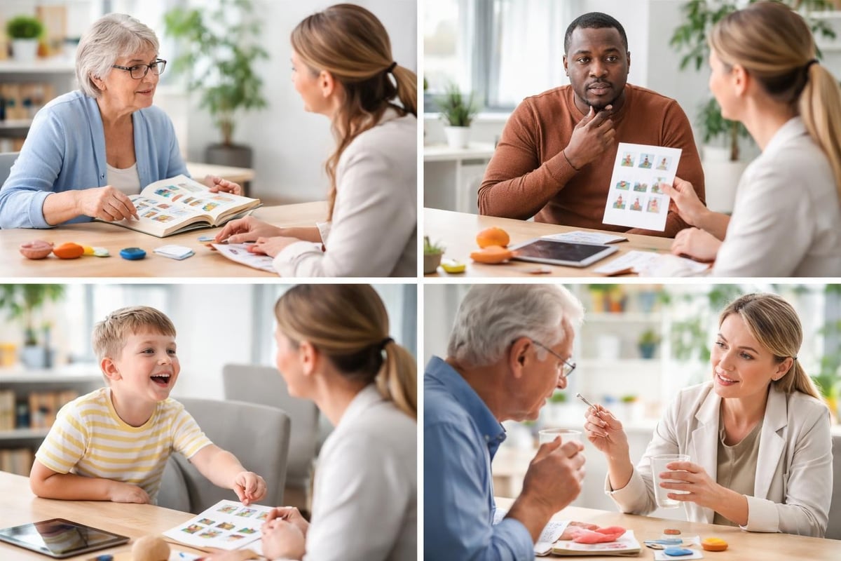 Speech therapy assessment process