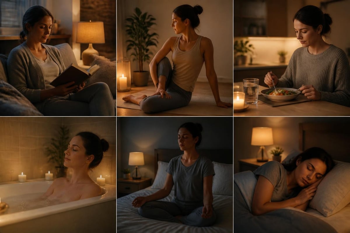 Sleep hygiene routine
