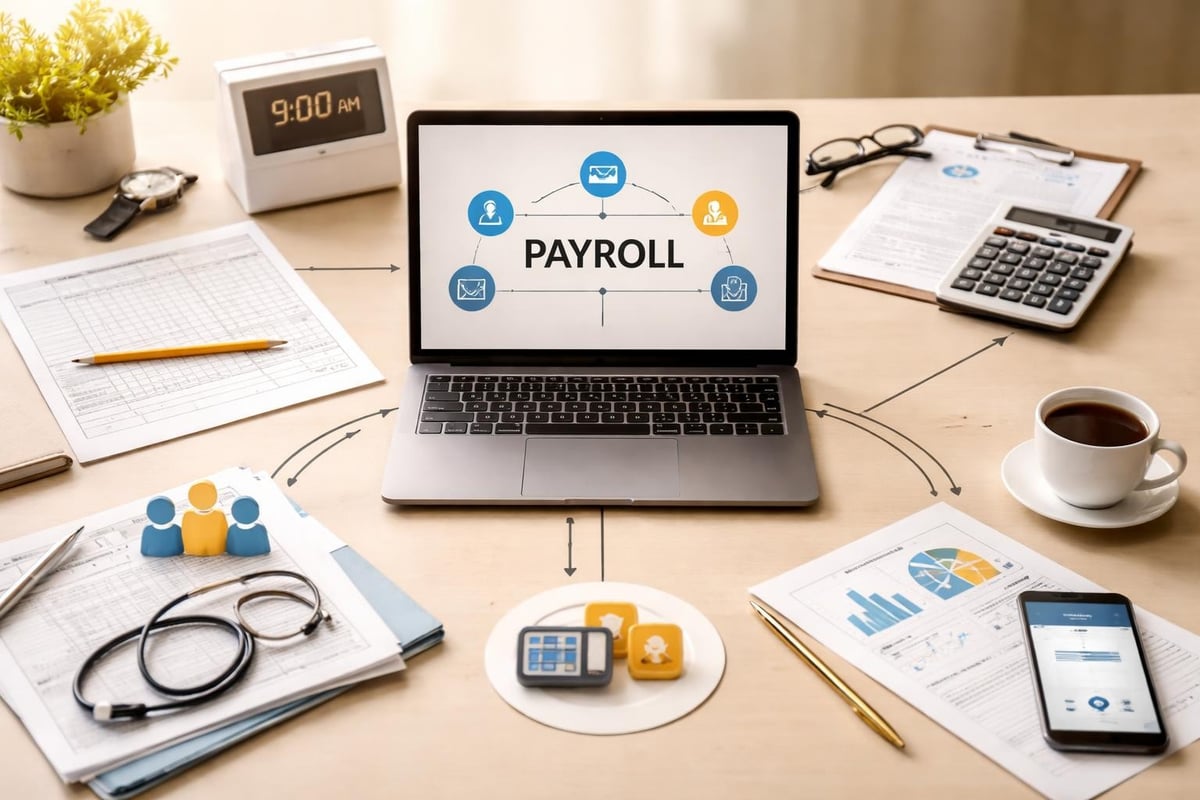 Integrated payroll technology