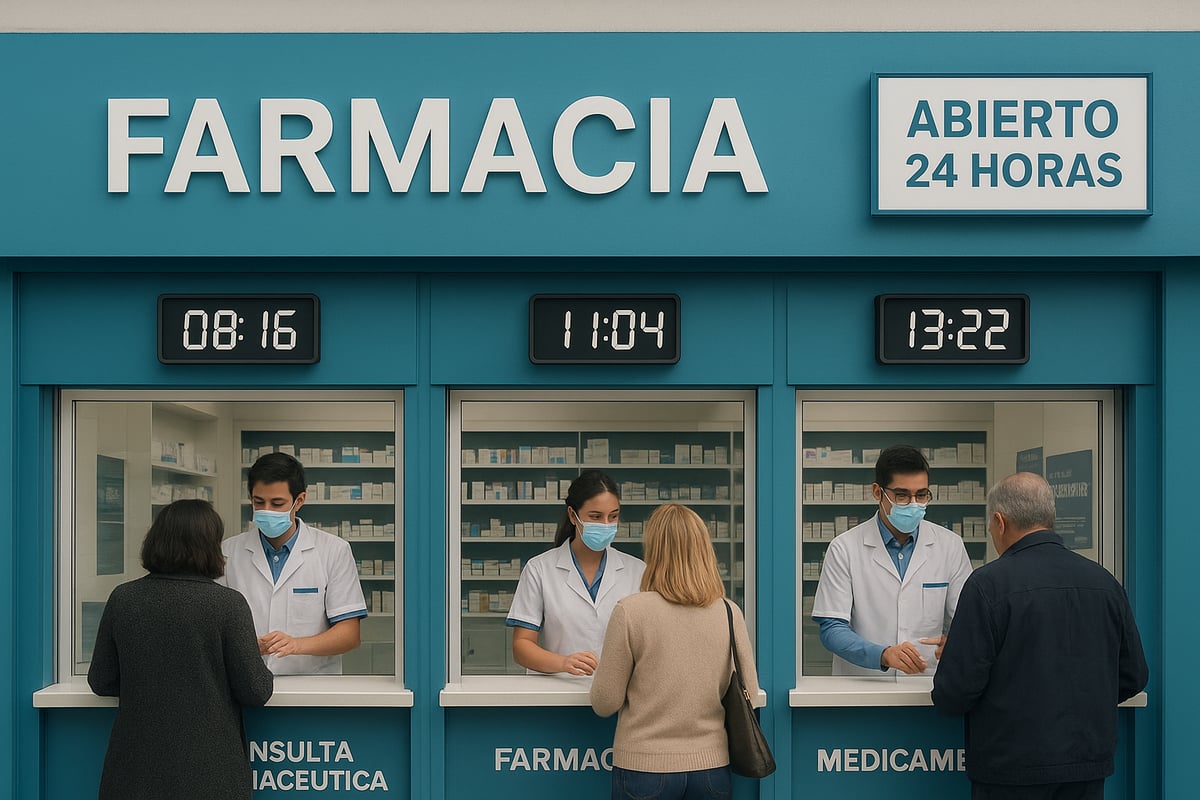 Horarios de Atención y Organización de las Farmacias Italiano