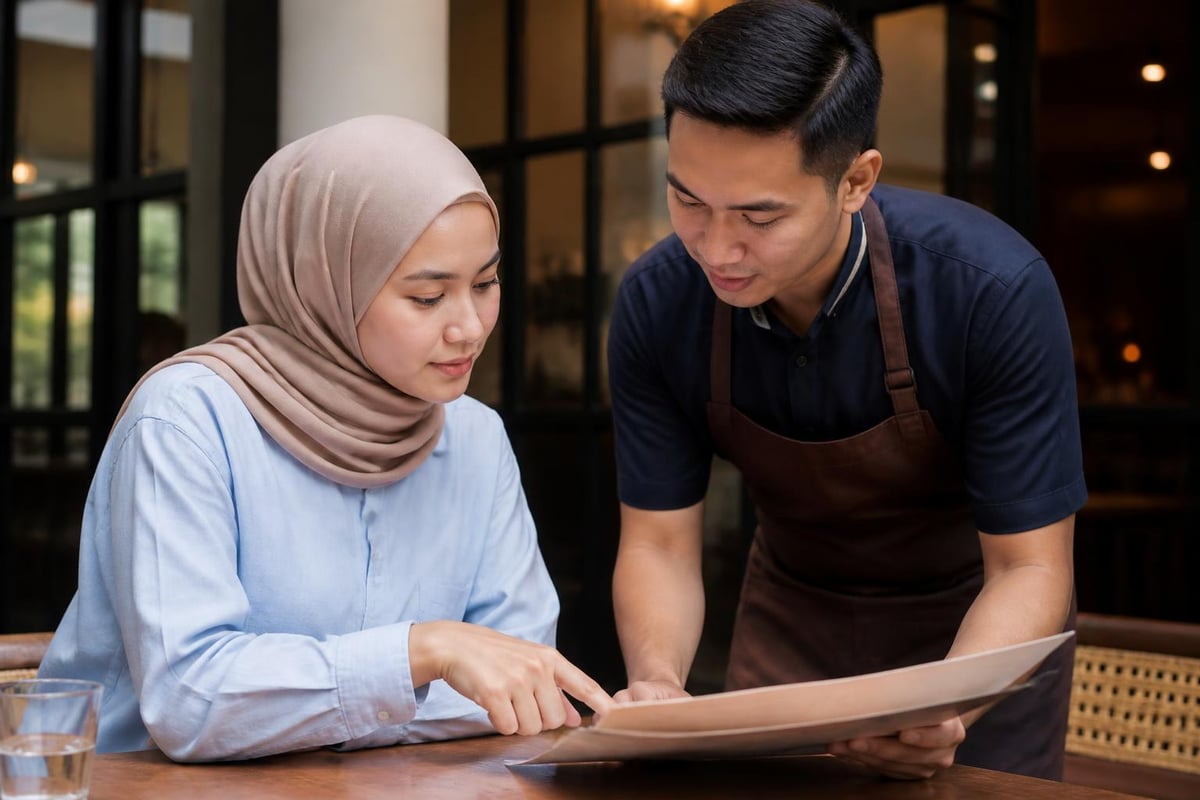 Halal dining verification