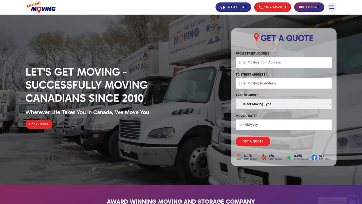 Top 7 Movers Local Near Me for Easy Moves in 2026 - Let's Get Moving & Storage
