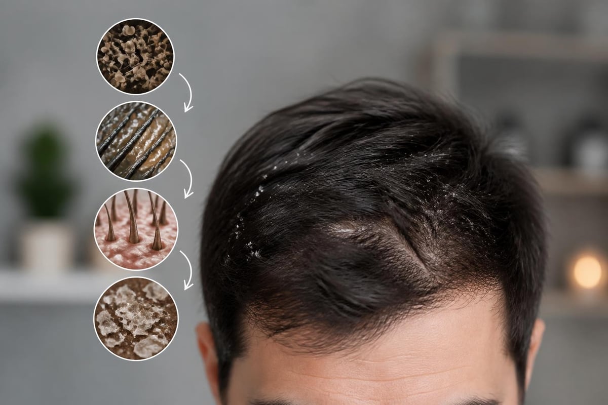 Scalp microbiome balance