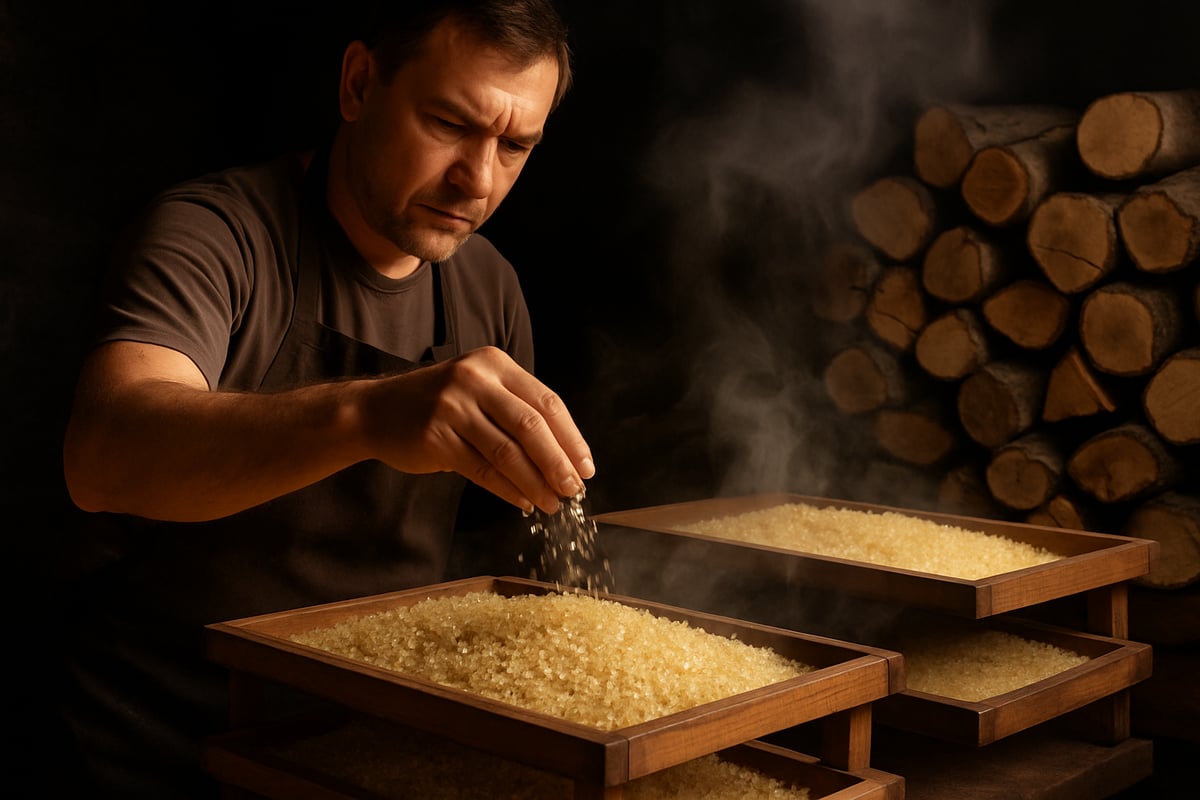 Les méthodes de fabrication du sel fumé