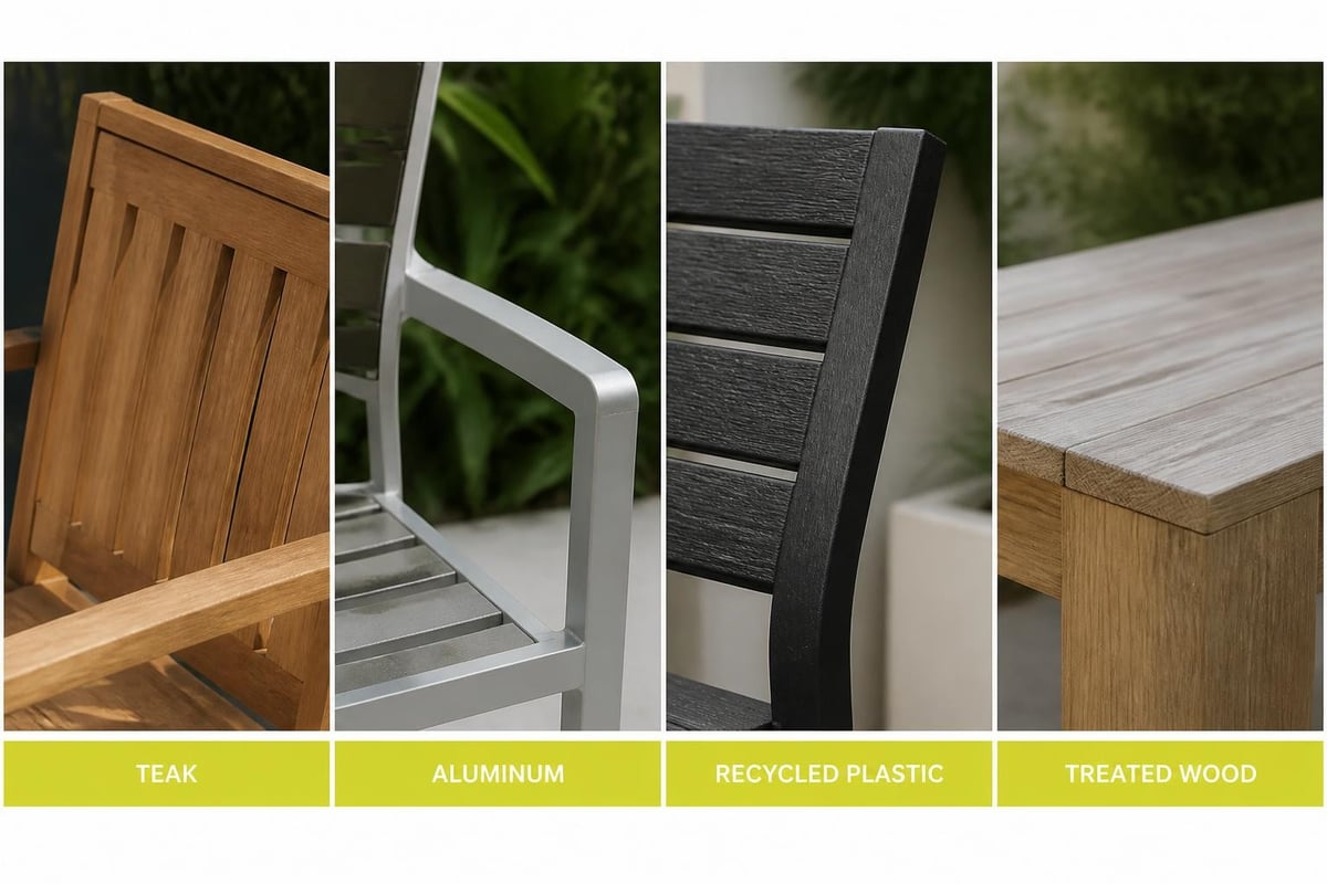 Picnic table material comparison