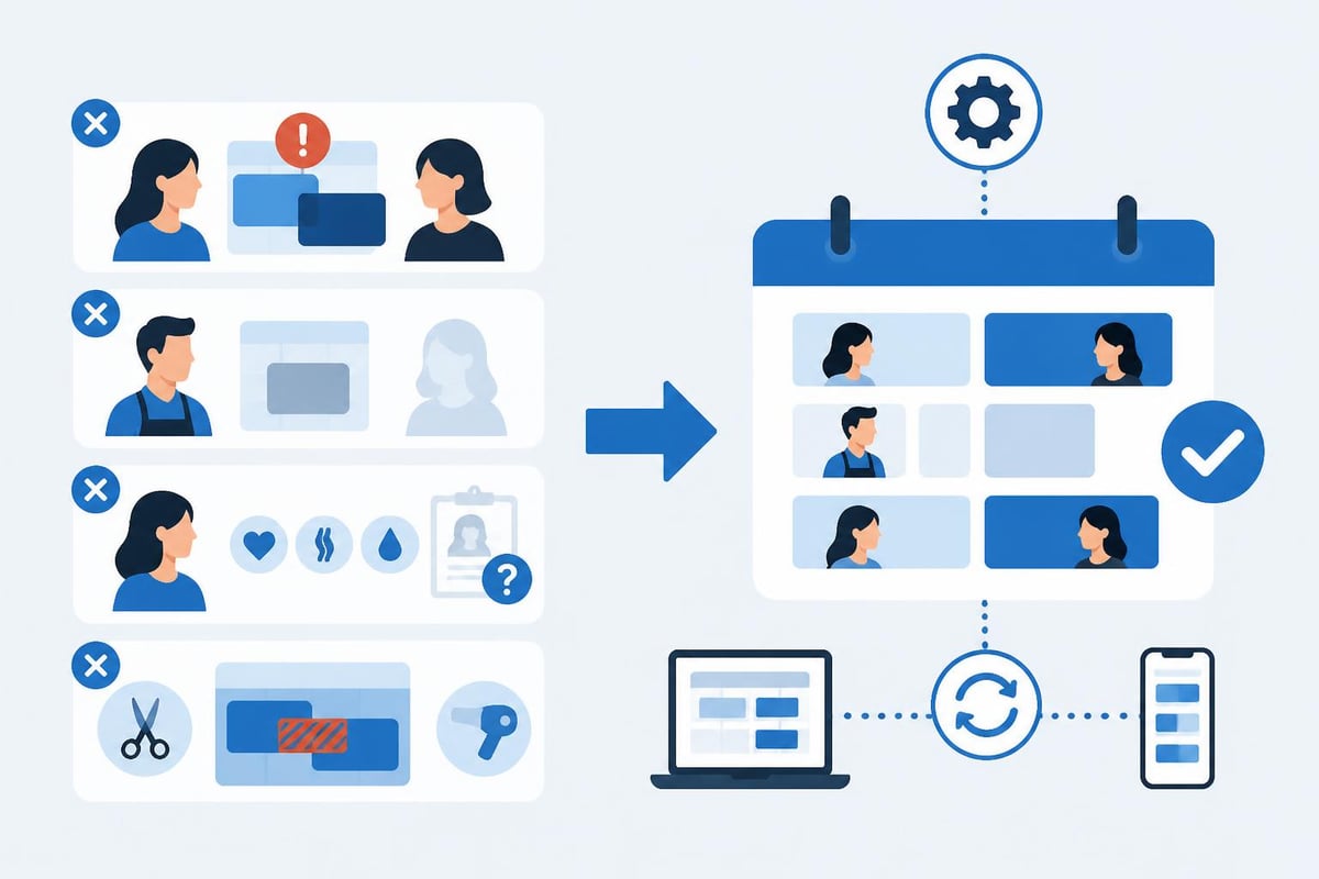 Salon scheduling challenges solved by automation