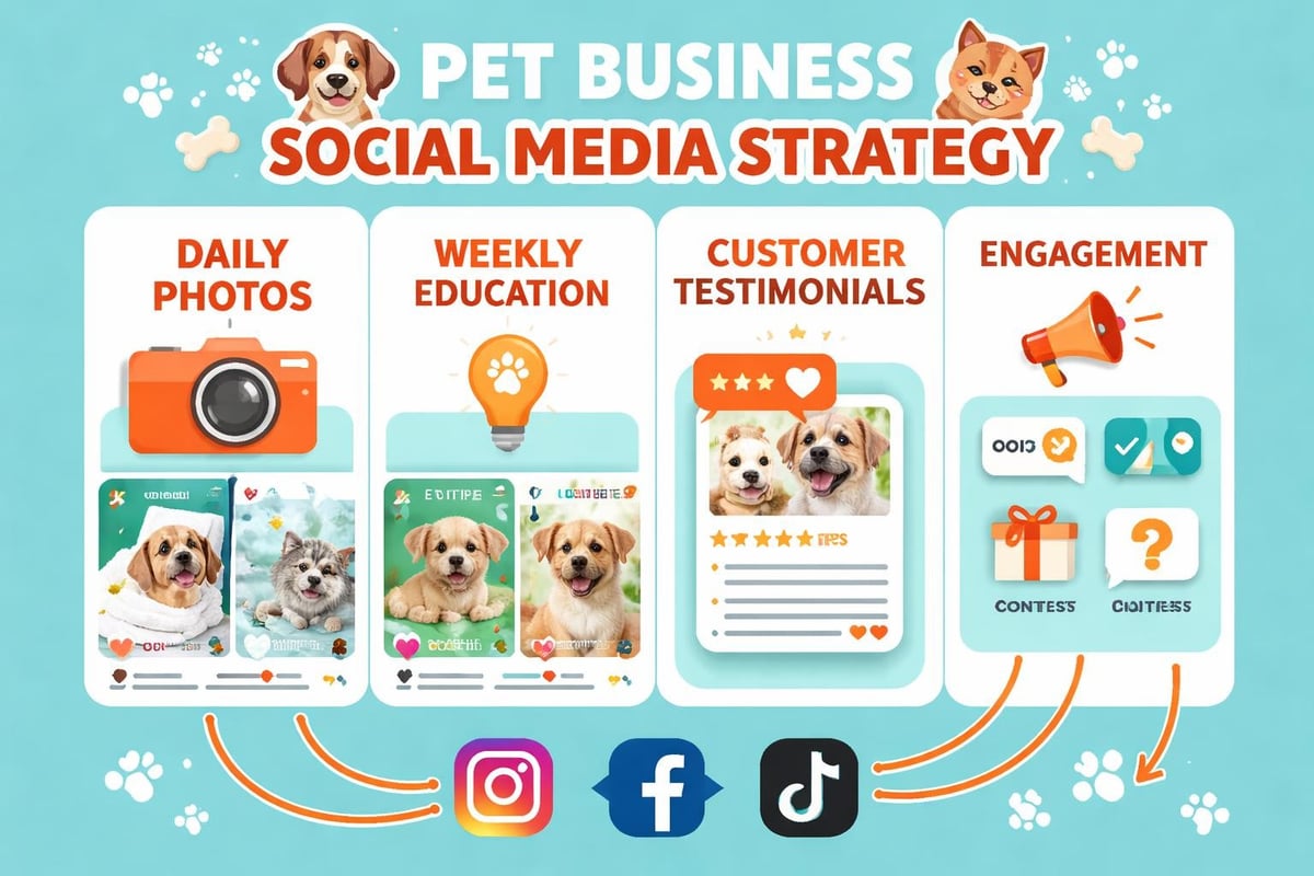 Social media content calendar