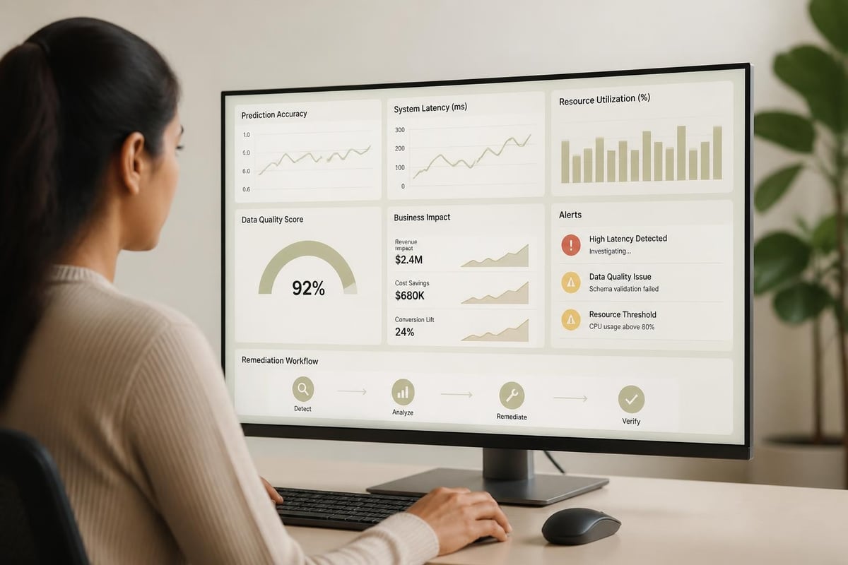 Managed AI monitoring framework
