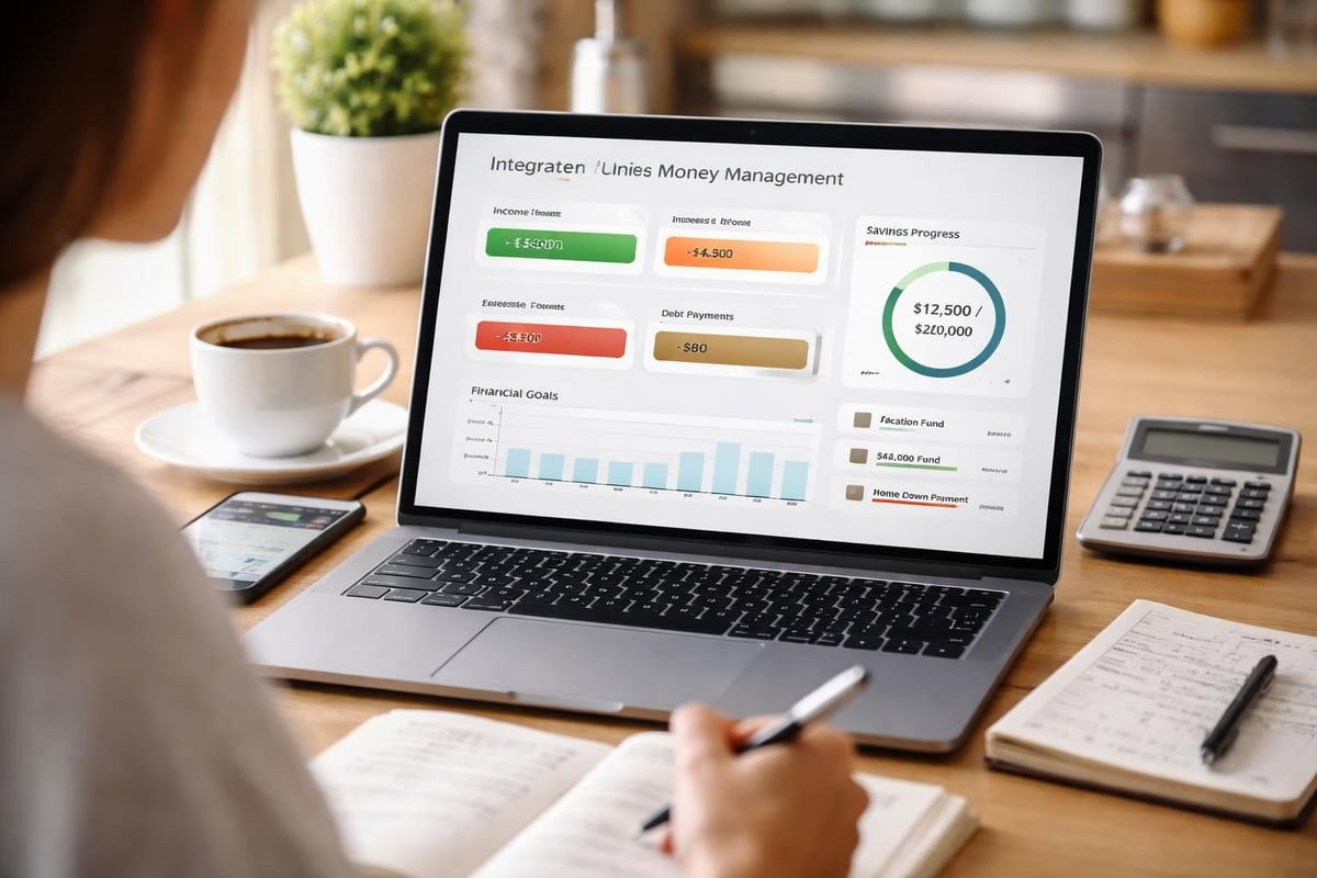 Complete financial dashboard