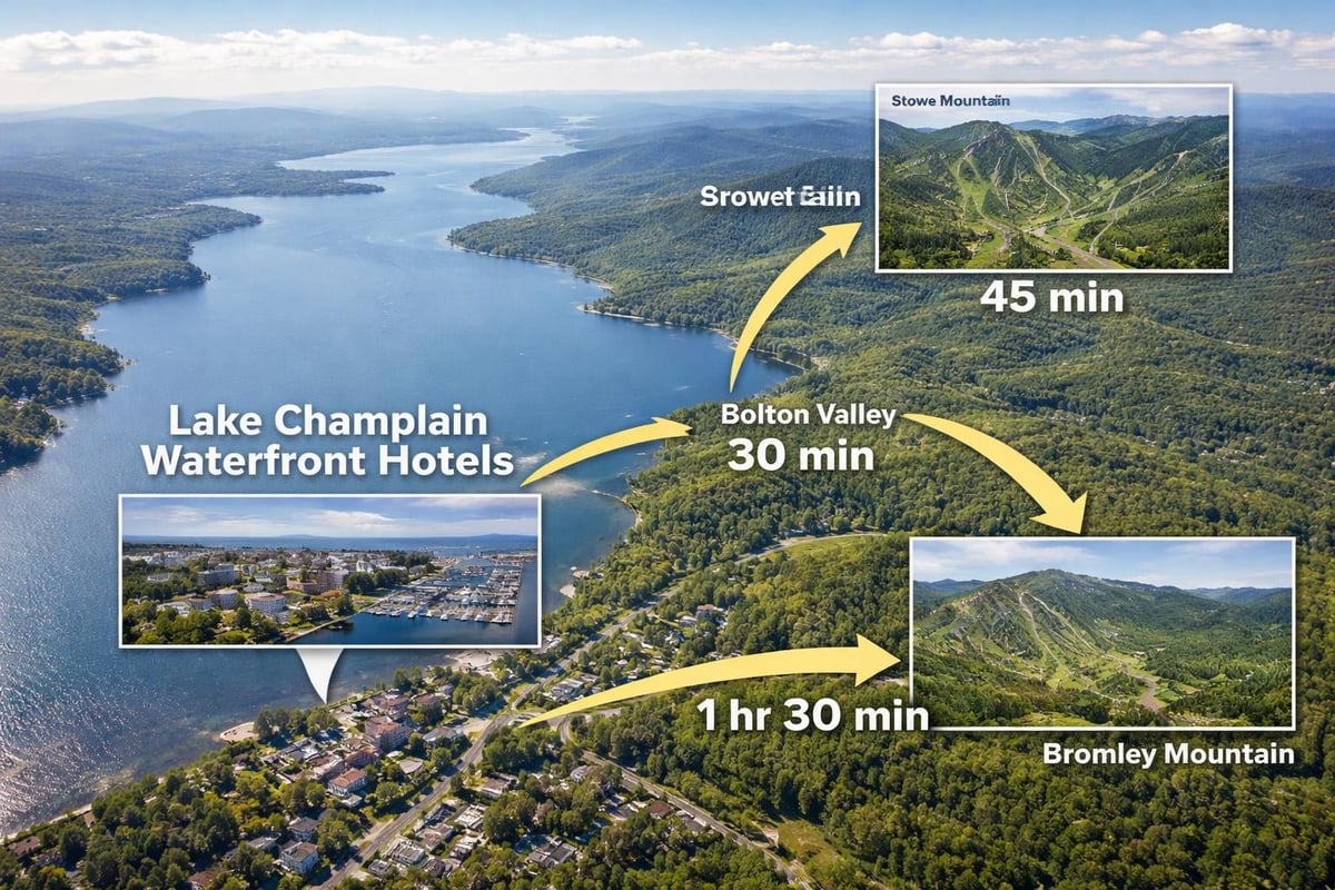 Lake Champlain region map