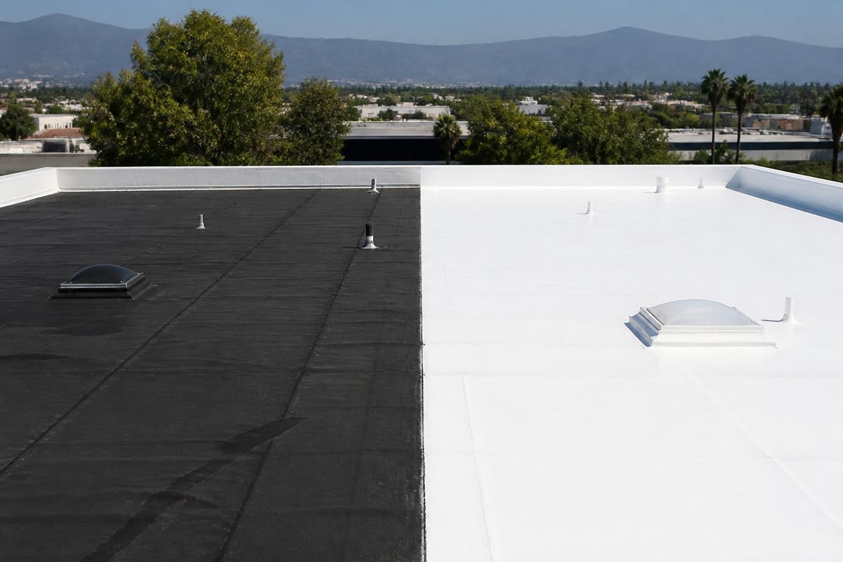 Commercial roof energy performance
