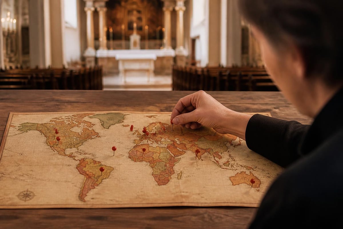 Geographic spread of miracles