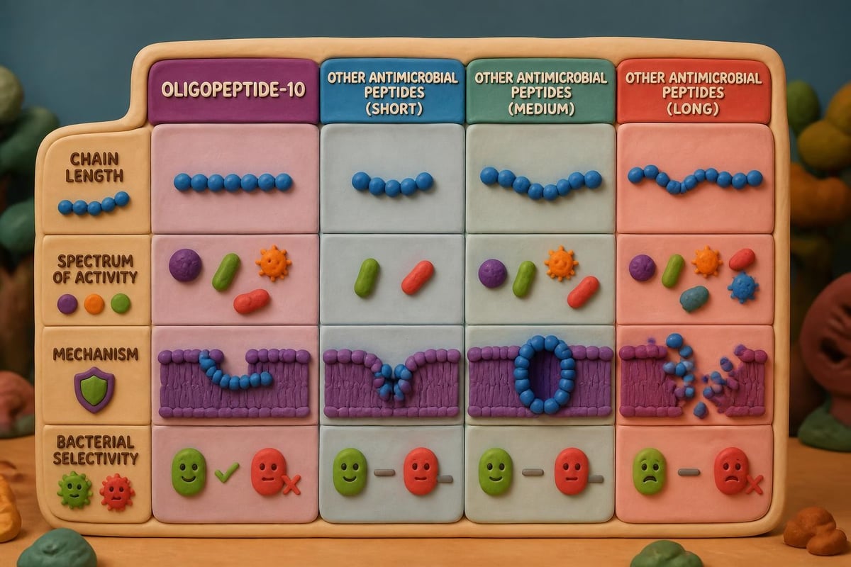 Antimicrobial peptide comparison