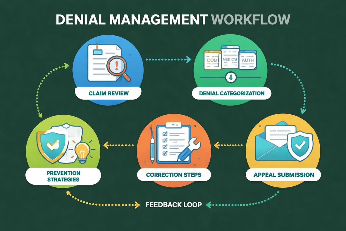 Claim denial management process