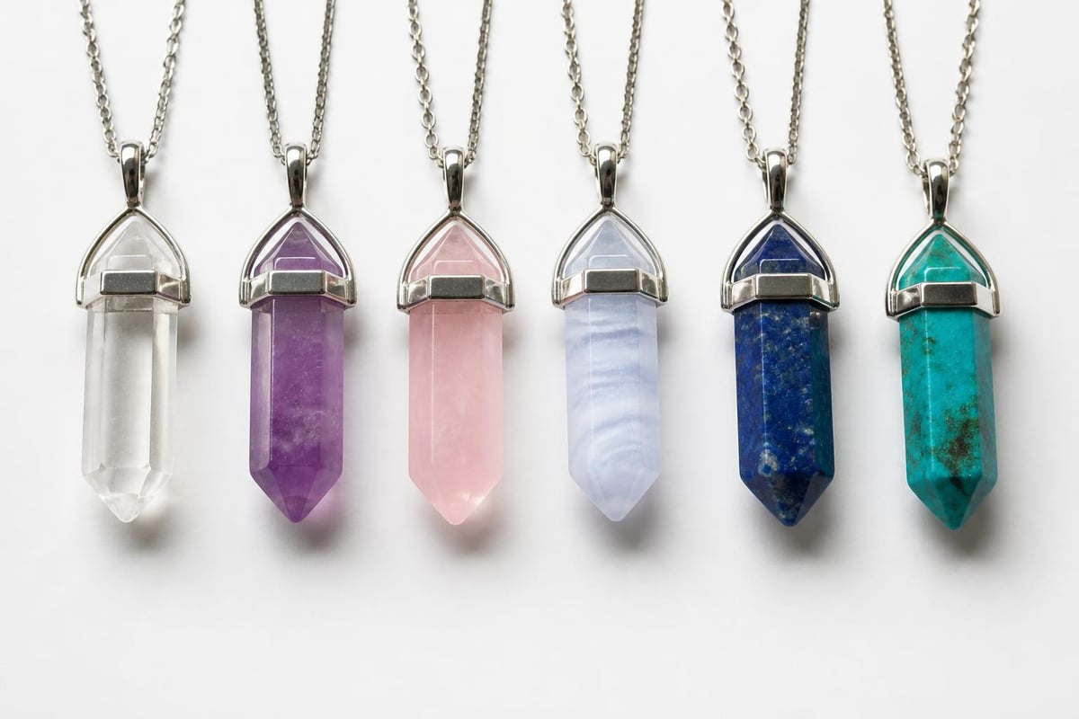Rare crystal pendant varieties