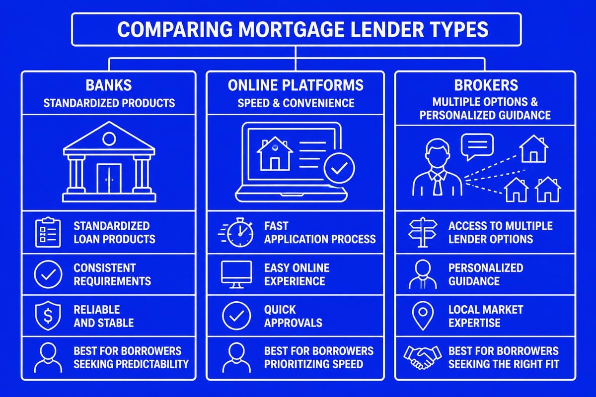 Mortgage lender comparison for first-time buyers