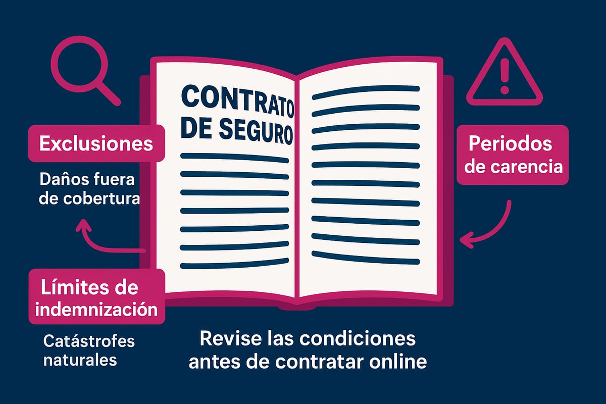 Qué tener en cuenta antes de contratar: exclusiones, límites y condiciones