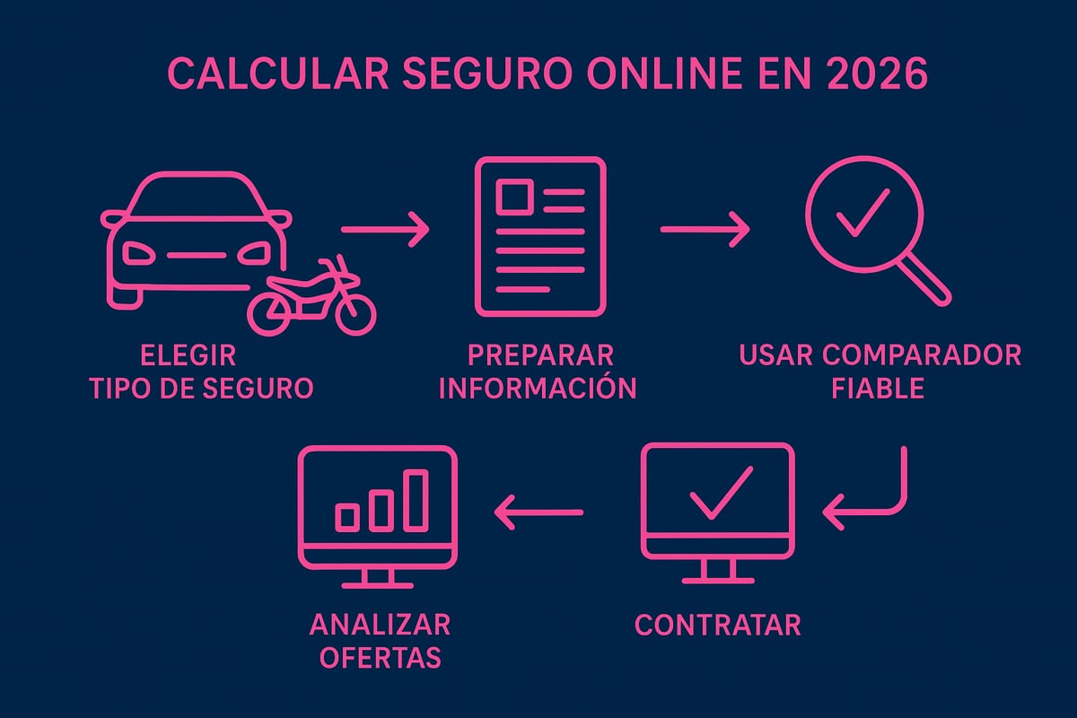 Paso a paso: Cómo calcular tu seguro online en 2026