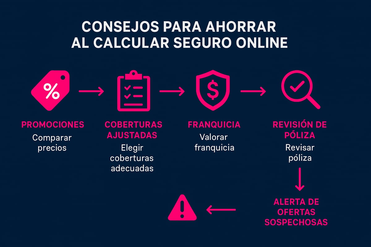 Consejos para ahorrar al calcular tu seguro online