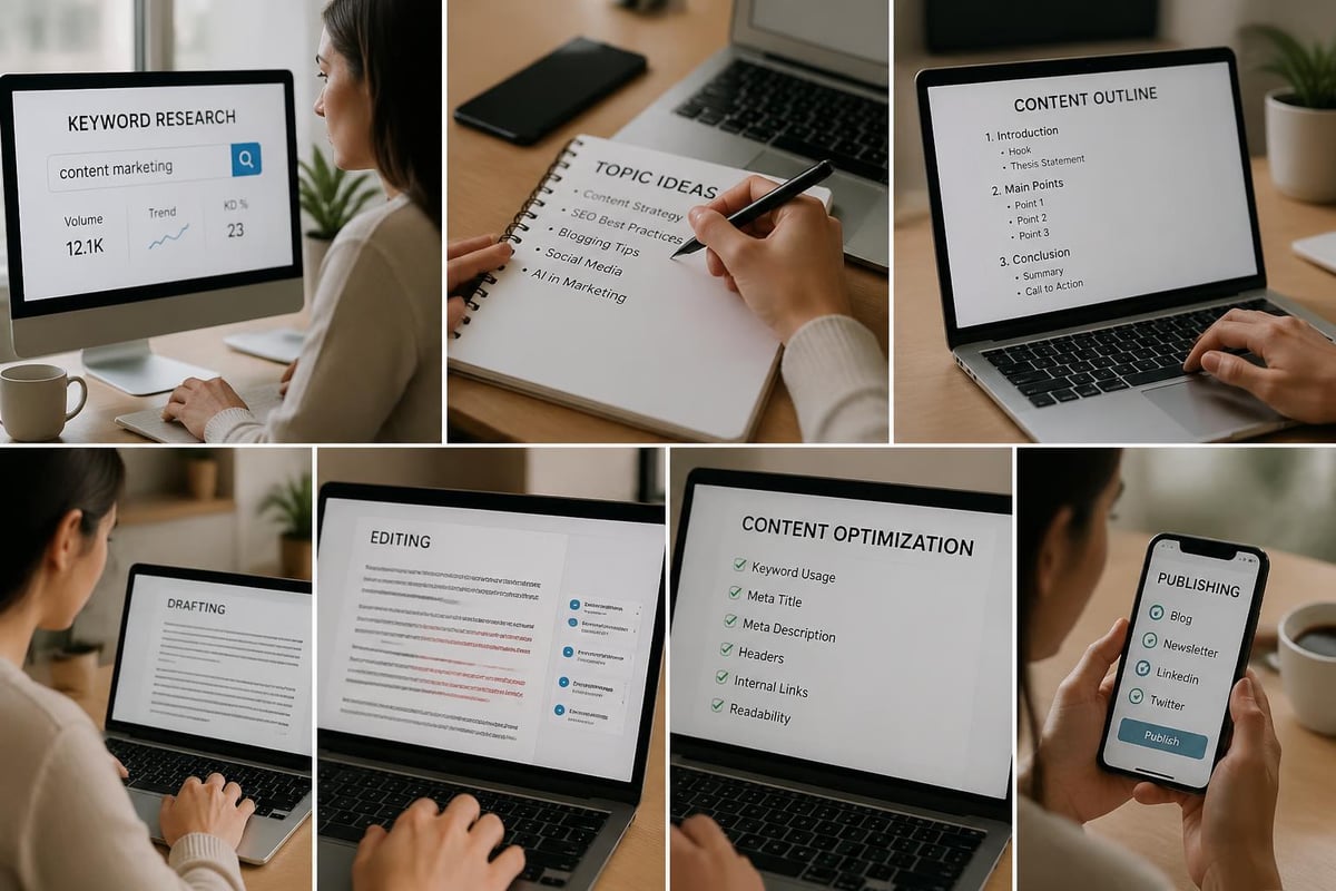 Content creation workflow