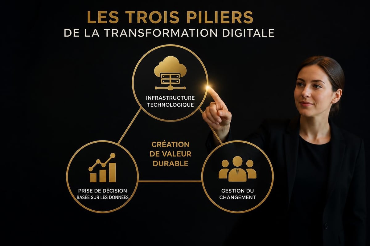 Digital transformation framework pillars
