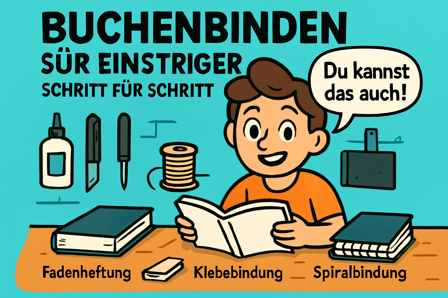 Die wichtigsten Buchbindetechniken für Einsteiger