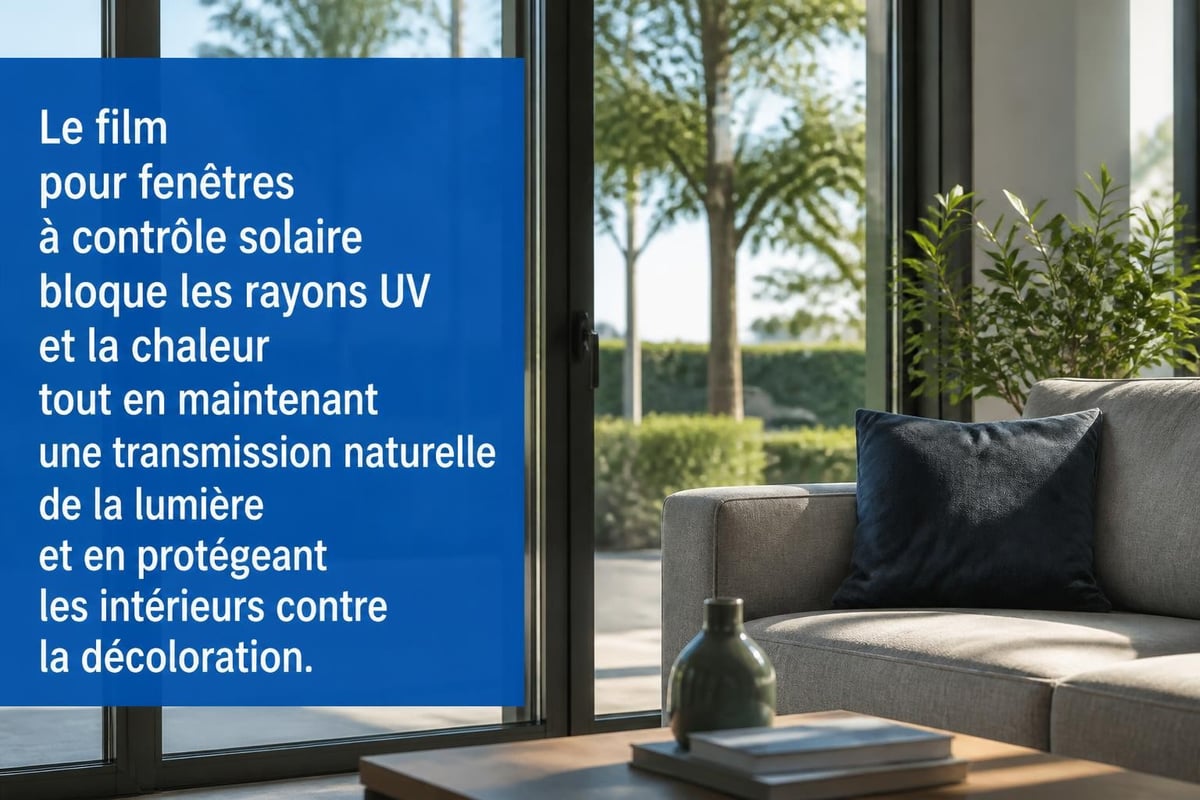 Film pour verre protection solaire